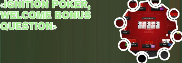 Ignition poker sign up bonus